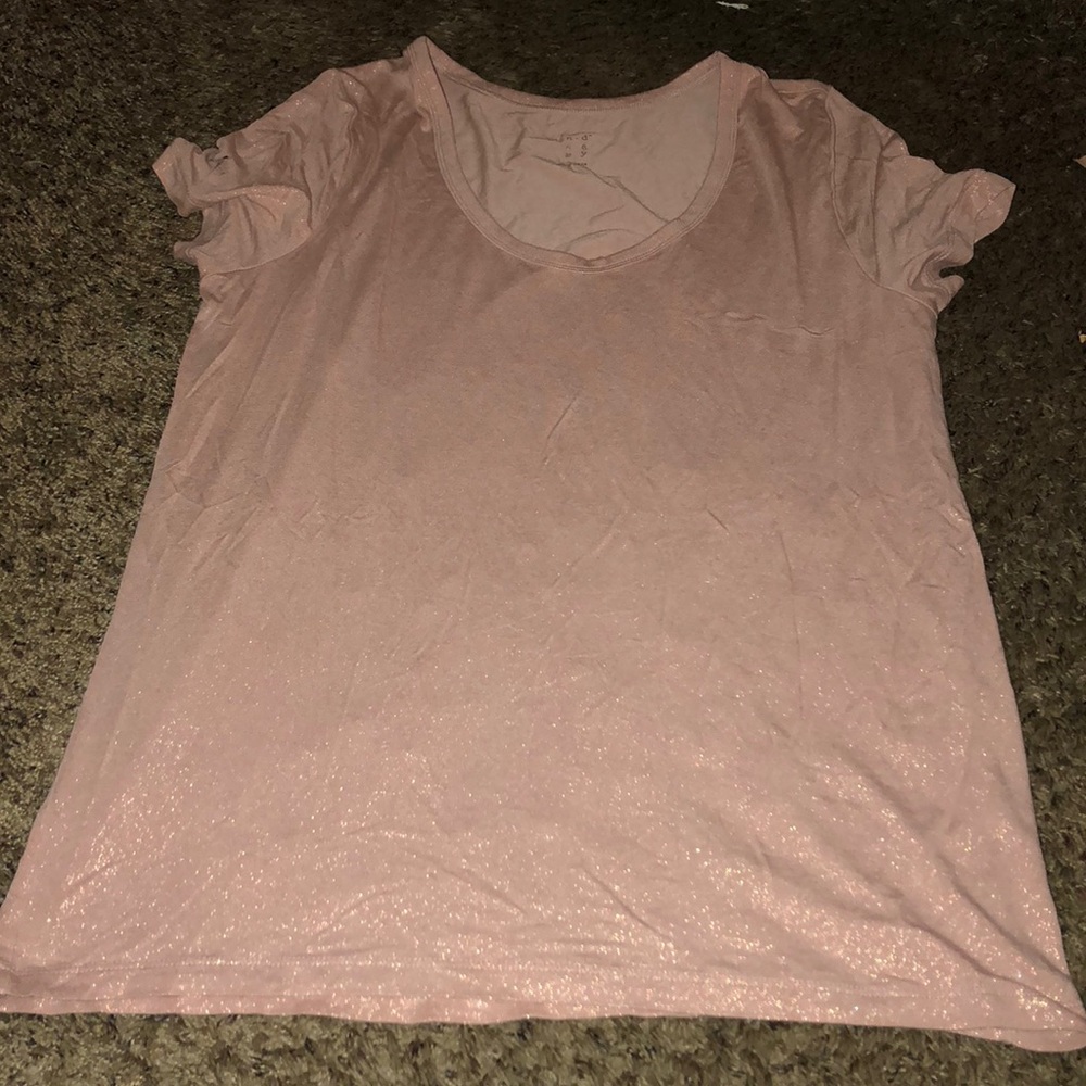 Pink glittery shirt